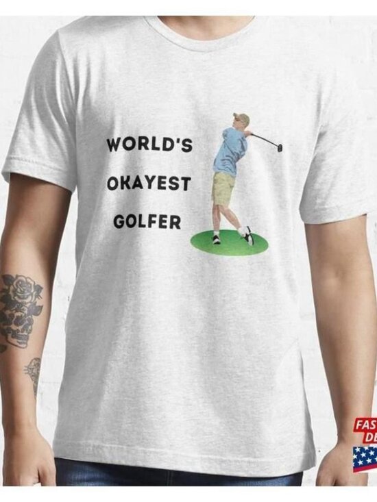 Amber Other - Worlds Okayest Golfer Funny Shirts For Men Golf Shirt  251